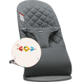 thumbnail image 1 of BabyBjorn Transat Bliss, Coton Anthracite Flying Friends Ensemble, 1 of 4