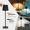 OYAJIA LED Cordless Table Lamp Rechargeable Large Battery Operated