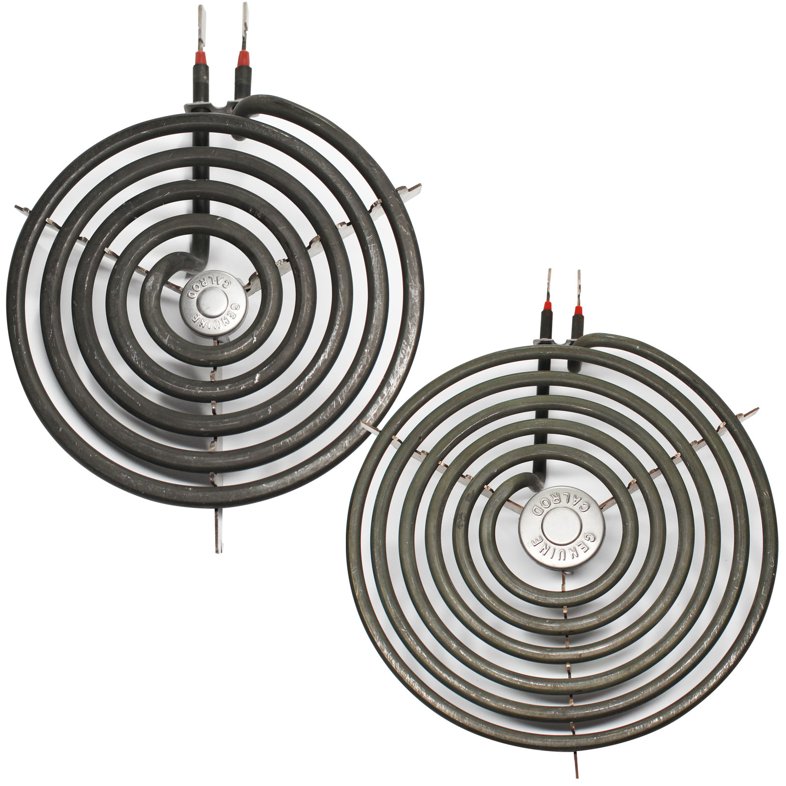 Compatible General Electric JP383B9R1BC 8 inch 6 Turns & 6 inch 5 Turns Surface Burner Elements - Compatible General Electric WB30M1 & WB30M2 Heating Element for Range, Stove & Cooktop - image 1 of 4
