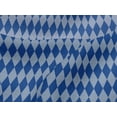 thumbnail image 4 of oneOone Viscose Jersey Blue Fabric Argyle Check Diy Clothing Quilting Fabric Print Fabric By Yard 60 Inch Wide, 4 of 5