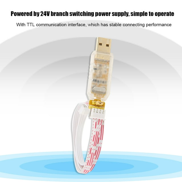 Contrôleur Logique Programmable, Interface de Communication TTL Alimentation de Commutation 24V Carte de Contrôleur Programmable PCC pour Câble FX2N-10MR USB vers TTL