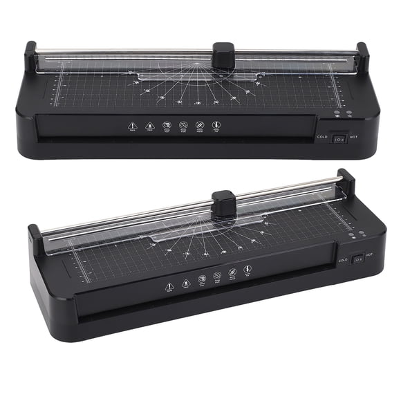 Máquina Laminadora Compacta, Máquina Laminadora Portátil De 400 W Con Modos Frío Y Caliente Y Recortadora De Papel, Kit De Laminadoras Fotográficas Para Oficina Y Aula