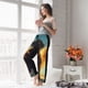 thumbnail image 5 of Balery Golden Cloud Winged Dog Pantalones de pijama para mujer, pijamas ultraligeros, pantalones de estar por casa-Large, 5 of 6