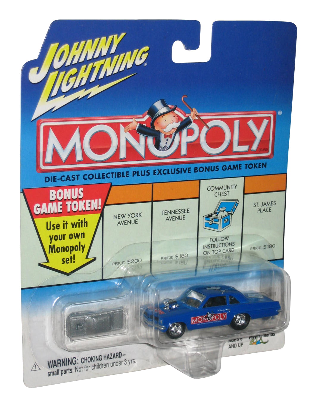 Details about   Johnny Lightning Monopoly 2000 Park Place Pontiac Tempest & Game Token MOc VHTF