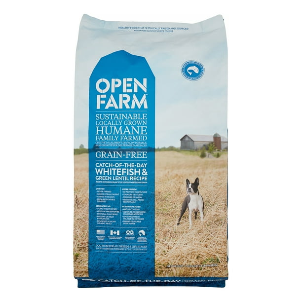 Open Farm GrainFree Whitefish & Green Lentil Recipe Dry Dog Food, 24