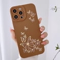thumbnail image 2 of Compatible with iPhone 13 Pro Max Case, Butterfly Pattern with Side Plated Heart Pattern Soft Silicone Shockproof Full Camera Lens Cute Case for iPhone 13 Pro Max for Women Girl,Blue, 2 of 7