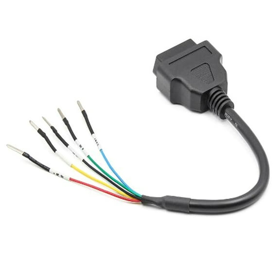 16pin OBD OBD2 Female K Line Can Line Jumper Tester Connector Diagnostic Cable Universal K CAN OBD2 Cable for Vehicles