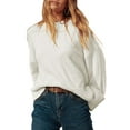 thumbnail image 4 of SHINE UP Sweaters for Women Long Sleeve Crewneck Tops Fall Oversized Casual Chunky Knit Pullover, 4 of 9