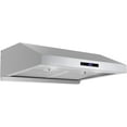 thumbnail image 6 of Streamline 30 in. Andrano Ducted Undermount 406 CFM Range Hood in Brushed Stainless Steel with Baffle Filters, Touchpad Control, LED Lights, 6 of 9