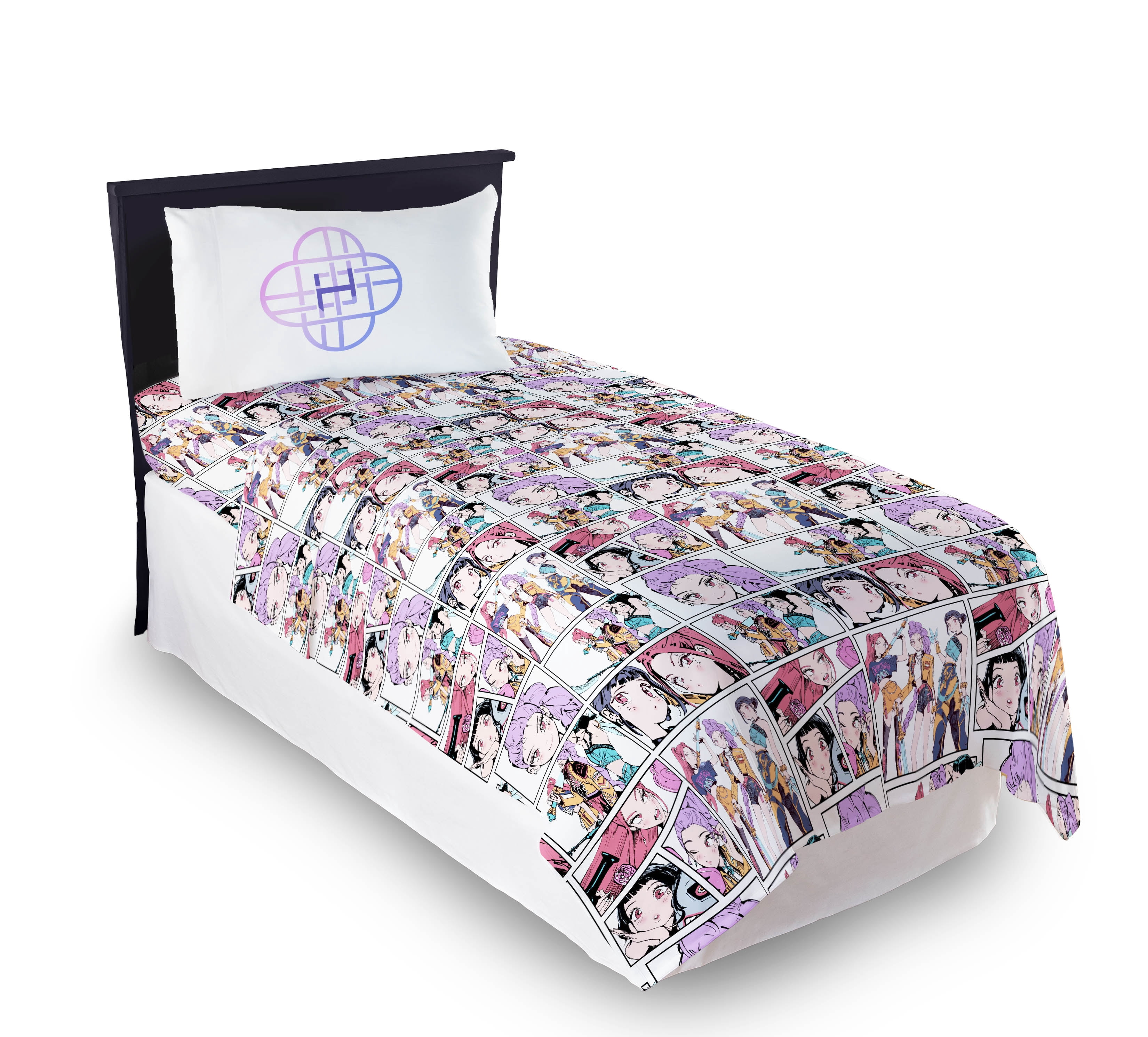 Dora Kids 4 Piece Pink Orange Floral Sheet Set, Full - Walmart.com
