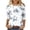 Z96 White, variant on Mifsaly Graphic T Shirts for Women Tie-Dye Print Crewneck 3/4 Sleeve T-Shirts Lightweight Flattering Relaxed Fit Tunic Summer Tee Black,S
