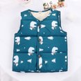thumbnail image 3 of Odeerbi Toddler Boys Girls Puffer Vest Fall Winter Thermal Gilet Down Vest Baby Children's Round Neck Warm Sleeveless Jacket Coat Toddler Clothes Green, 3 of 3