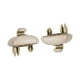 thumbnail image 3 of 2x clips de visera de sol beige, 8u0857562 Reemplazar piezas, 8E0857562A 8E0857561 para A3 B6 B7 B8 RS3 Q5 Q5, 3 of 8