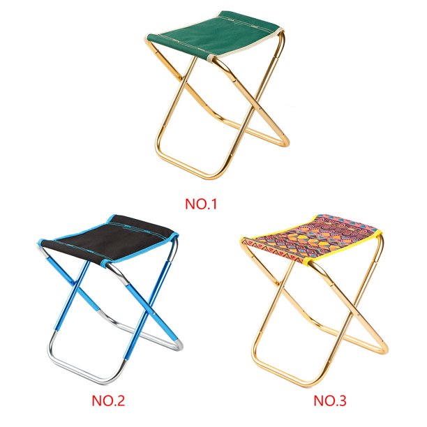Tabouret De Pêche Pliant En Bois Et Toile Vert MICOS