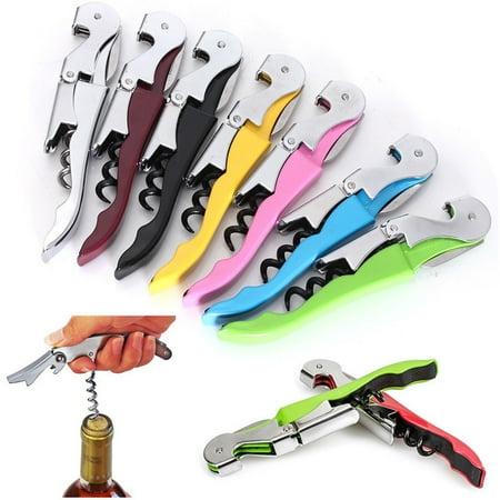 - Multi Function Soft Velvet Touch Waiters Corkscrews & Openers Double Hinge Corkscrew Screw Corkscrew Wine Key Bottle Cap Opener