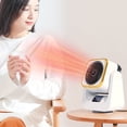 thumbnail image 6 of Space Heater - Mini Heater for Office Desk, Portable Buddy Heater, Small Spaces, Heater for Camping, Desktop Heaters for Office, Small Bedroom Fan, Office Heater Under Desk Quiet, Electric Fans, 6 of 8