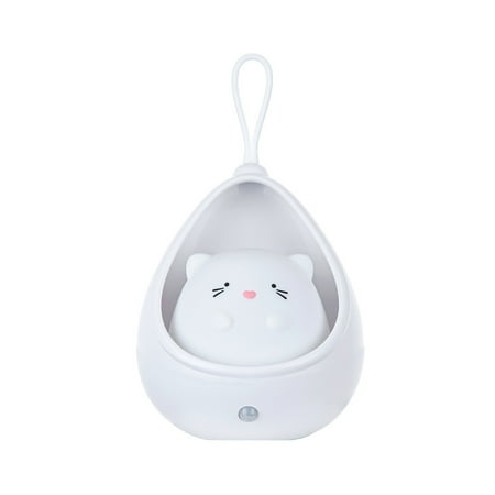 

Night Light for Kids Children s Body Sensor Night Light Portable and Easy Use USB Rechargeable Great Perfect for Bedside Use(White)
