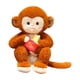 thumbnail image 2 of Hand Carry French Fries Little Monkey Doll Plush Toy Monkey Doll Birthday Gift Children's Soothing Sleep Pillow Holiday Gift, 2 of 6