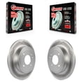 thumbnail image 1 of Genius Rear Coated Disc Brake Rotors Pair for Car Hyundai Accent Kia Rio KG-100650, 1 of 9