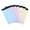 Multi, variant on Basic Pastel Legal Pads - 8.5in x 11in Wide Ruled 6 pack