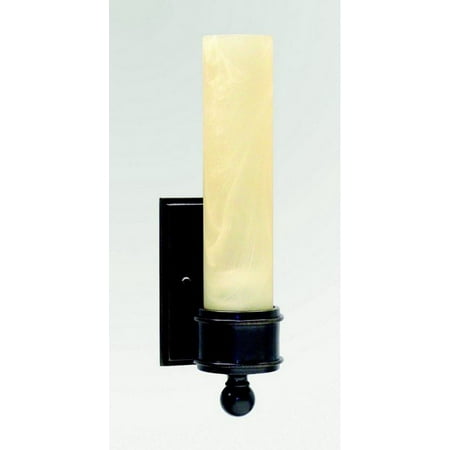 

house of troy wl601-pc 10-1/4-inch cylinder glass wall sconce polished chrome with white glass shade