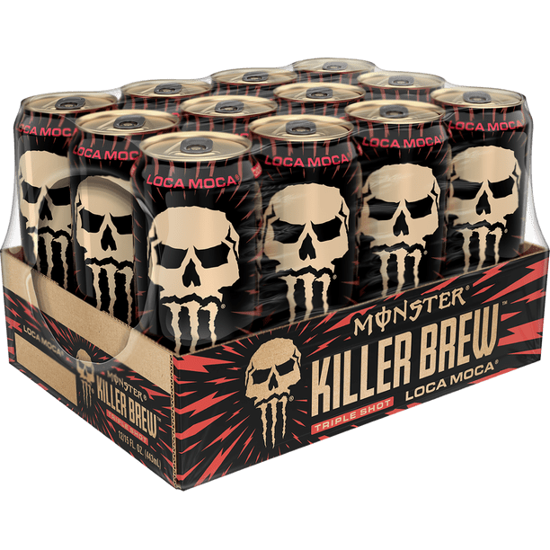 コーヒー Monster 12 Cans) Java Monster Killer Brew, Loca Moca, Coffee + Energy, 15