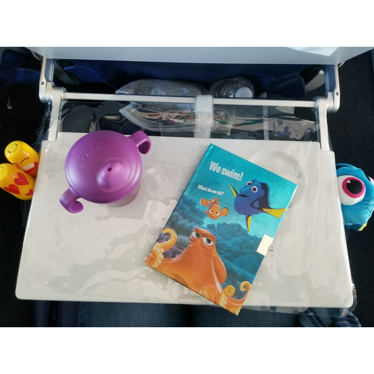 Disposable Airplane Tray Table Cover - Pack of 6 | Premium Medical Grade  Material | Individually Packaged | Must Have Travel Essentials for Kids