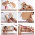 thumbnail image 4 of OurWarm 12pcs Christmas Cookie Gift Boxes Treat Boxes for Holiday Gift Giving and Christmas Party Supplies, Christmas Kraft Paper Food Bakery Boxes with Clear Window, Oilpaper and Ribbons, 4 of 6