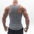 thumbnail image 4 of Accesorios de Ropa de Muñeca Masculina de 12 Pulgadas Zulema Chaleco Deportivo Gris, 4 of 8