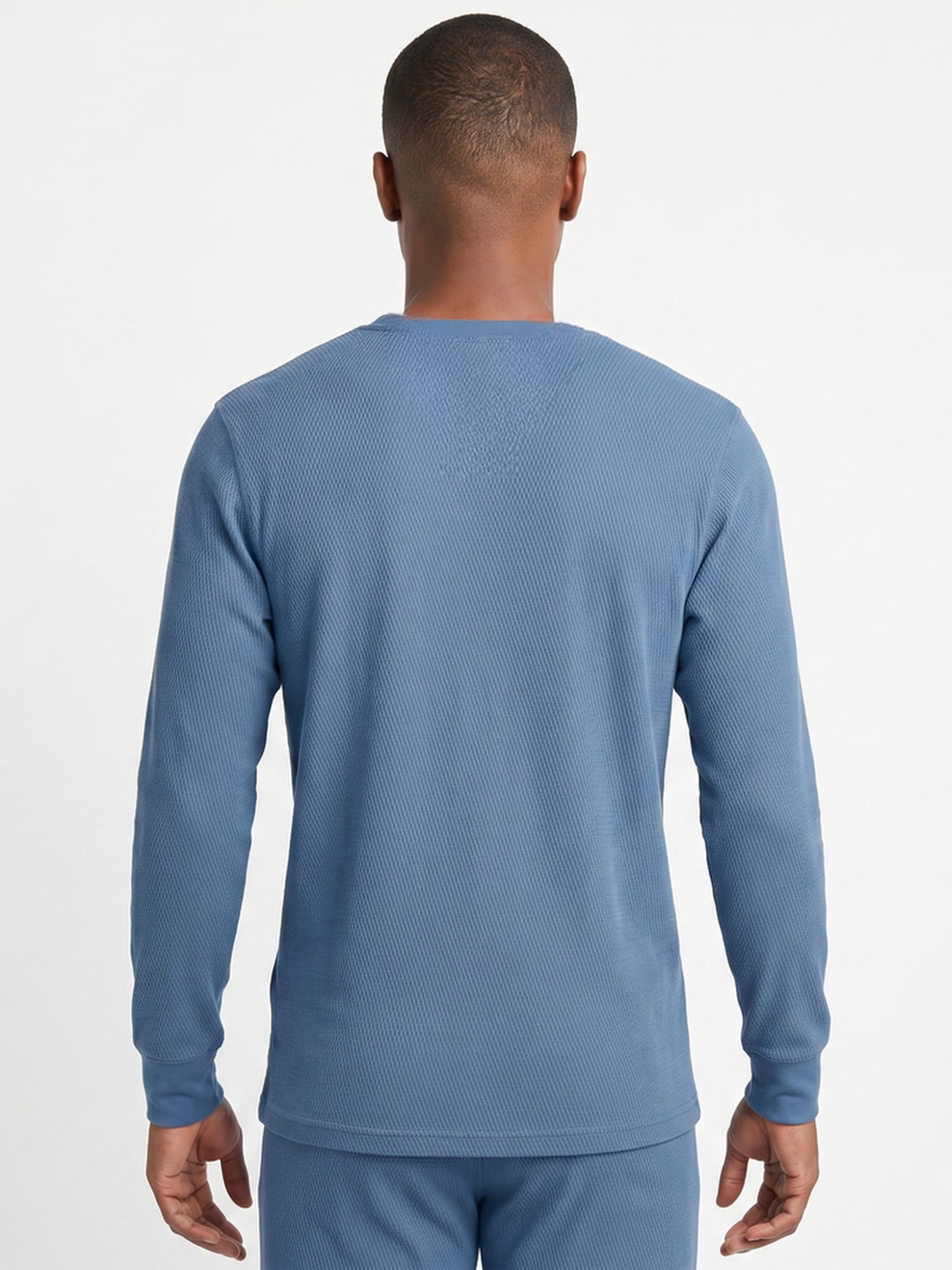 Hanes Men's Long Sleeve Cozy Brushed Raschel Sleep Top, Sizes S-2XL