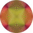 thumbnail image 1 of Ahgly Company Tapis d'Intérieur Lavable en Machine Carré Rouge Cramoisi, 3 Pieds Carré, 1 of 7
