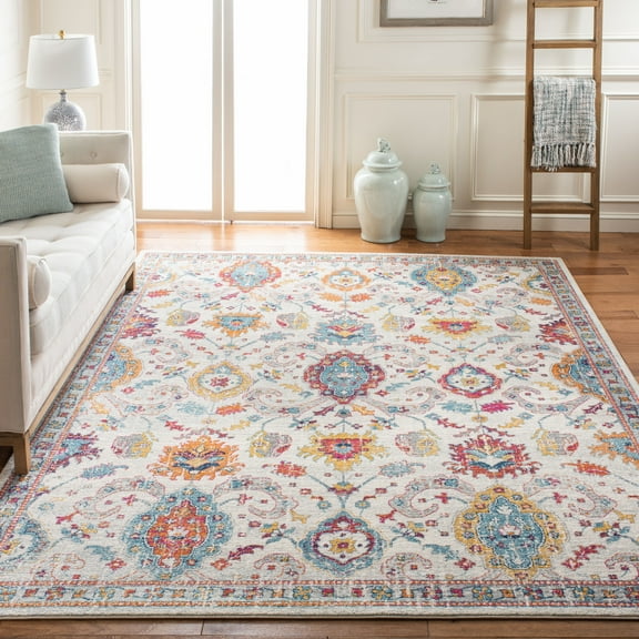 SAFAVIEH Evoke Lagrange Oriental Area Rug, Cream/Orange, 8' x 10'