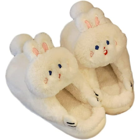 

PIKADINGNIS Women Cute 3D Animal Printed Slippers Warm Plush Fuzzy Winter Slipper Indoor Outdoor Memory Foam Shoes