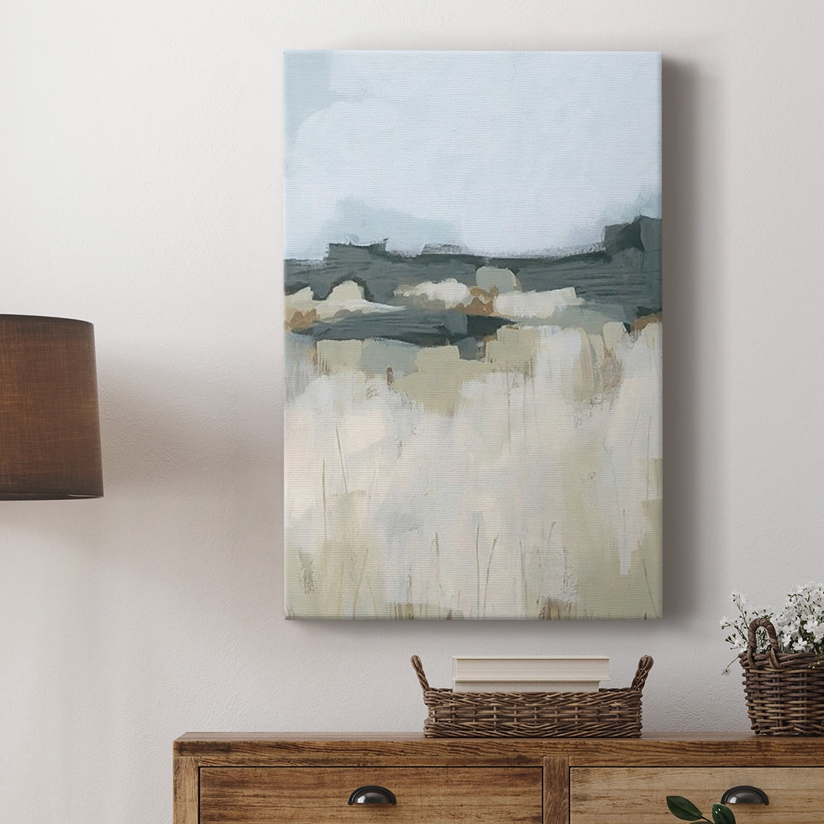 Brushstroke Badlands I Premium Gallery Wrapped Canvas - Ready to Hang