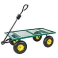 thumbnail image 6 of CQSXDA Versatile Steel Dump Garden Cart with Removable Liner and Side Panels, Perfect for Outdoor Lawn and Landscaping Projects, 6 of 7