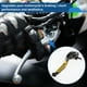thumbnail image 3 of Palancas de freno y embrague cortas y largas para Kawasaki Z1000SX 2017-2020, palanca de freno ajustable de motocicleta, aleación de aluminio, cabeza negra, mango tono dorado, 3 of 6
