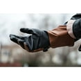 thumbnail image 4 of First Mfg Co - Phenom - Men's Motorcycle Biker Riding Black Whiskey Leather Gloves - Extra Large - Touch Screen Support Windproof, 4 of 4