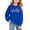 Blue, variant on KAUOD Girls Boys 4th Grade Preppy Clothes Boys Crewneck Pullover Sweatshirt Rainbow Graphic & Letter Print Shirt Back to School Top