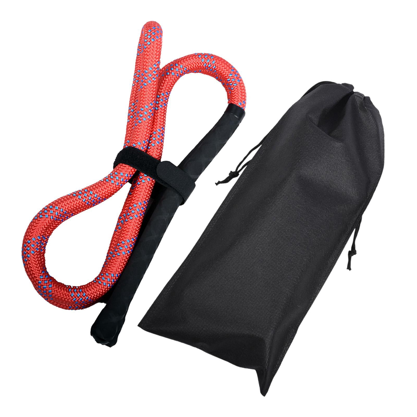harayaa Golf Swing Rope Trainer Golf Practice Anti Slip Grip Golf Swing Red Rope Black Grip