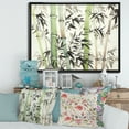 thumbnail image 2 of Designart 'The Forest of Bamboo Branches II' Lake House Framed Canvas Wall Art Print, 2 of 5