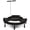 Black, variant on HOT JUMP 36" Kids Trampoline Indoor with Handle, Mini Toddler Rebounder for Age 3+, Blue
