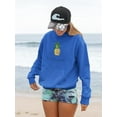 thumbnail image 2 of Buon Ferragosto Pineapple Doodle Hoodie Women -Image by Shutterstock, Female Medium, 2 of 4