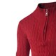 thumbnail image 4 of Jersey delgado blanco de cuello redondo de manga larga de primavera y otoño para hombre Pompotops oipoqjl19260, 4 of 7