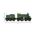 thumbnail image 5 of Thomas & Friends Fisher-Price Wooden Railway Emily Engine and Coal Car, Push-Along Train Made from sustainably sourced Wood for Kids 2 Years and up, 5 of 7
