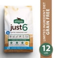 thumbnail image 3 of Rachael Ray Nutrish Just 6 Natural Dry Dog Food, Grain Free Turkey Meal & Pea Limited Ingredient Diet, 12 lbs, 3 of 8