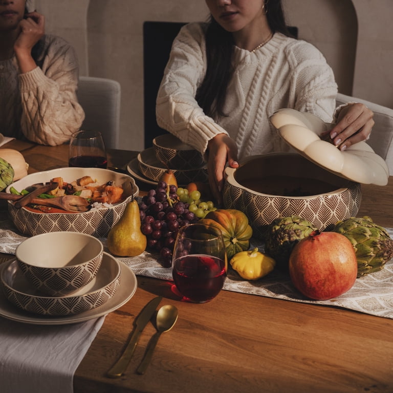 Thyme & Table Stoneware Soup Tureen, Ocee Leaf - Walmart.com