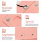 thumbnail image 3 of Large Hair Claw Clip Organizer for Storage Pink Hanging Claw Clips Pocket, 3 of 4