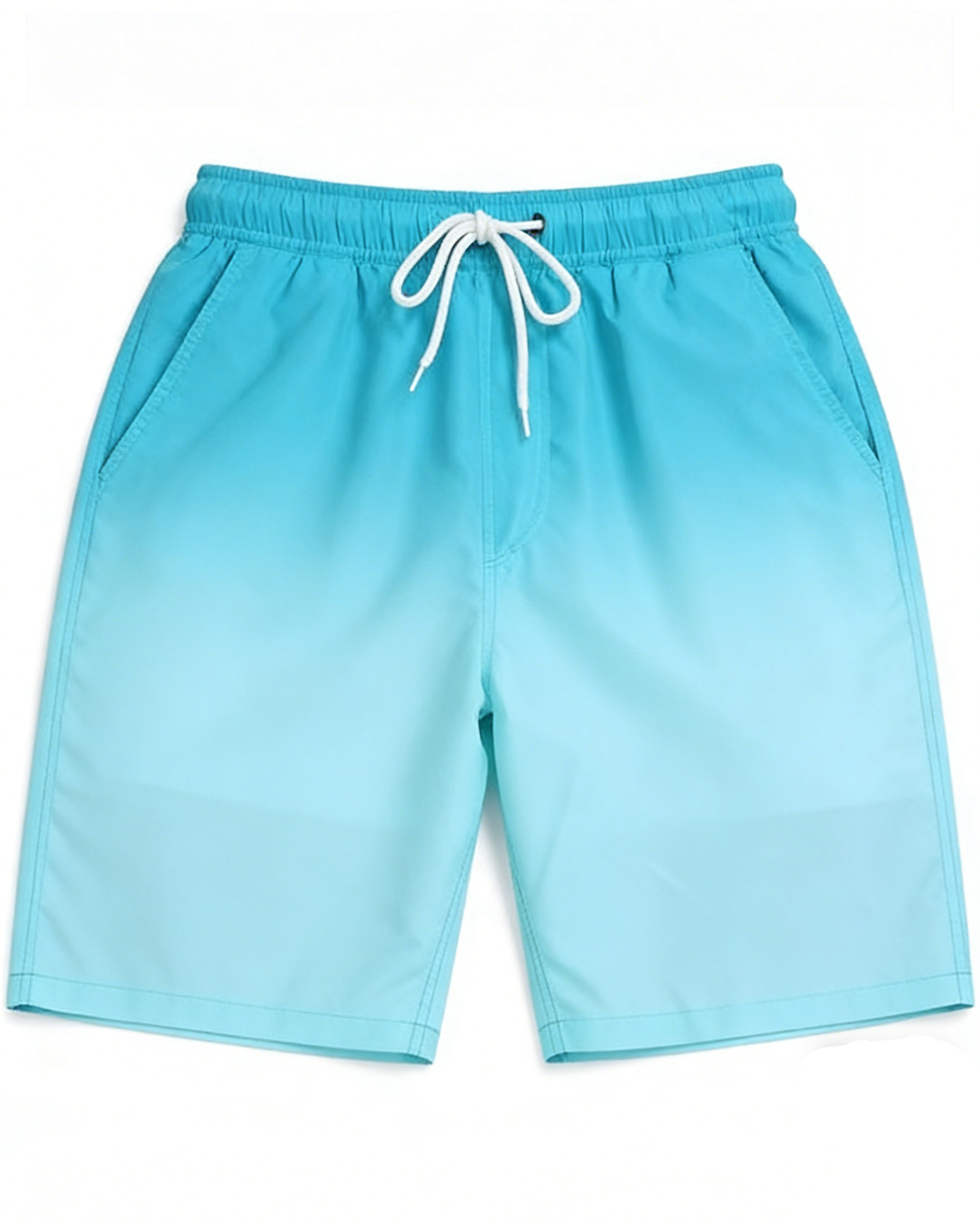Mowujeit Men's Quick-Dry Swim Trunks, Blue photo 8