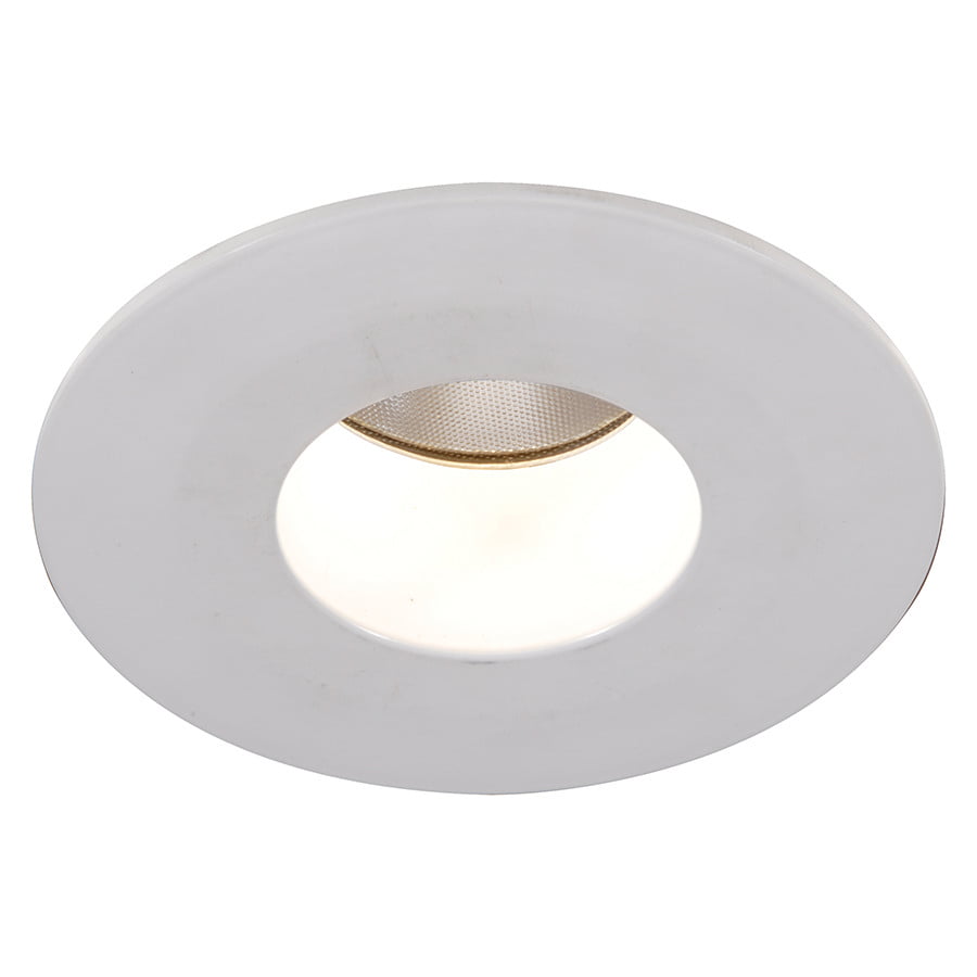 White WAC Lighting HR-2LED-T209N-C-WT LED 2-Inch Recessed Down Light Shower Round Trim with 26-Degree Beam Angle 