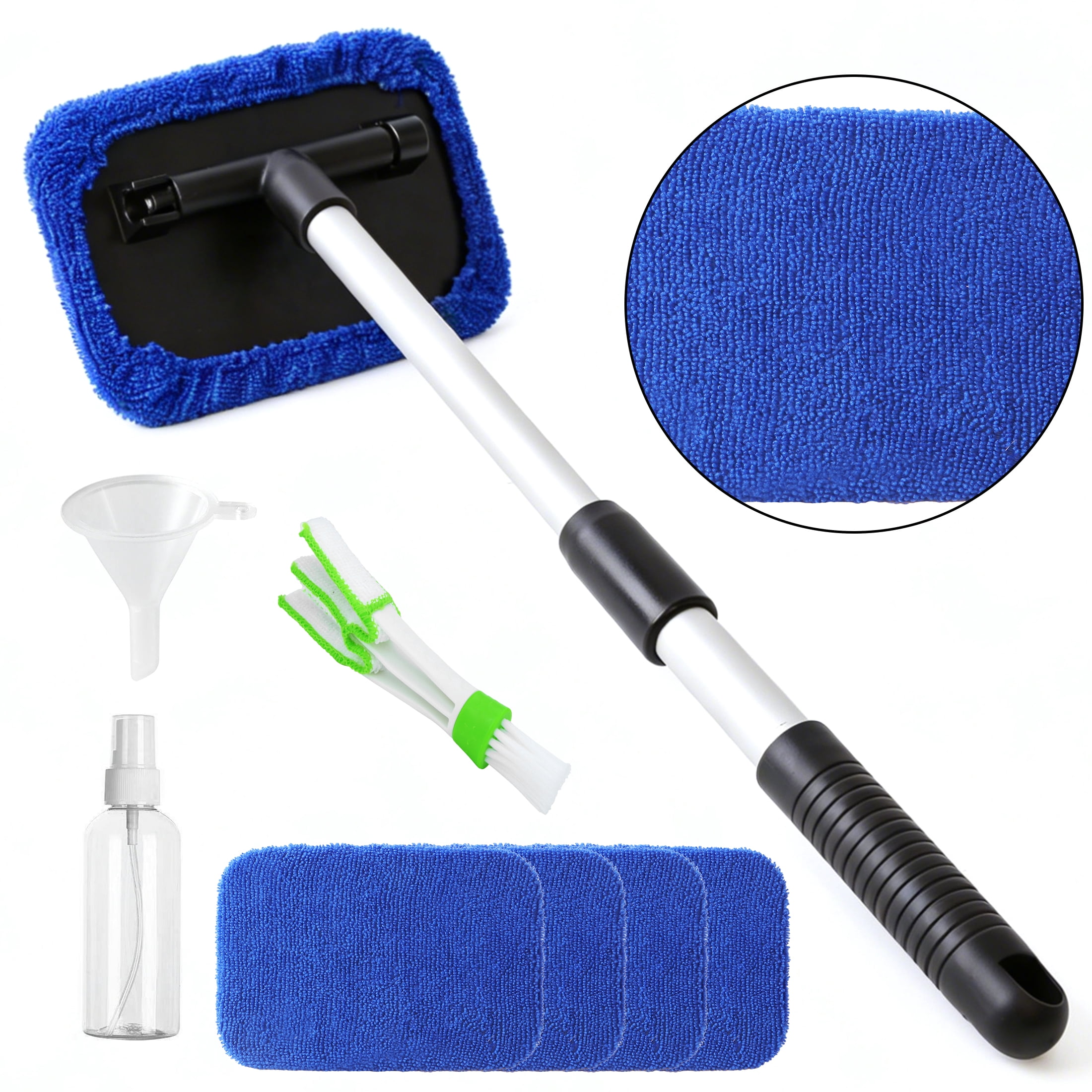 Windshield Wonder Classic, Microfiber Window Cleaning Device with